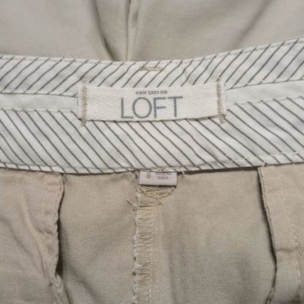 Ann Taylor LOFT Khaki Modern Shorts Size 8 - Picture 8 of 11